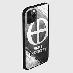 Чехол для iPhone 12 Pro Max Blue Exorcist - grey gradient, цвет: 3D-черный — фото 2
