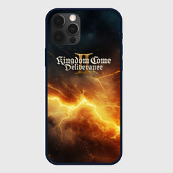 Чехол для iPhone 12 Pro Max Logo Kingdom Come Deliverance 2, цвет: 3D-черный
