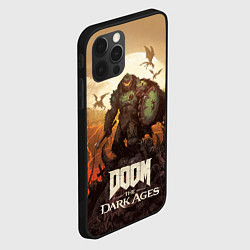 Чехол для iPhone 12 Pro Max Палач рока Doom the dark ages, цвет: 3D-черный — фото 2