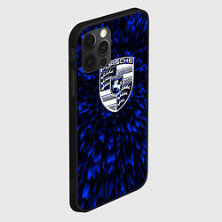 Чехол для iPhone 12 Pro Max Porsche blue energy, цвет: 3D-черный — фото 2