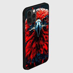 Чехол для iPhone 12 Pro Max Атланта Хокс красный орел, цвет: 3D-черный — фото 2