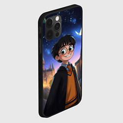 Чехол для iPhone 12 Pro Max Счастливый Гарри Поттер, цвет: 3D-черный — фото 2