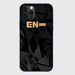 Чехол для iPhone 12 Pro Max Enhypen golden poly, цвет: 3D-черный
