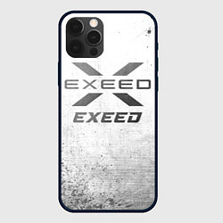 Чехол для iPhone 12 Pro Max Exeed - white gradient, цвет: 3D-черный