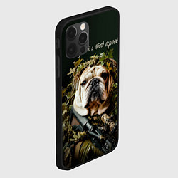 Чехол для iPhone 12 Pro Max Все дуреют с этой охраны, цвет: 3D-черный — фото 2