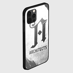 Чехол для iPhone 12 Pro Max Architects - white gradient, цвет: 3D-черный — фото 2