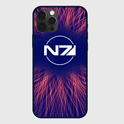 Чехол для iPhone 12 Pro Max Mass Effect red energy, цвет: 3D-черный
