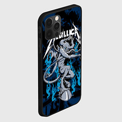 Чехол для iPhone 12 Pro Max Metallica - damn, цвет: 3D-черный — фото 2