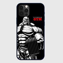 Чехол для iPhone 12 Pro Max Fitness GYM - jock, цвет: 3D-черный