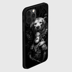 Чехол для iPhone 12 Pro Max Велес славянский - бог богатырь, цвет: 3D-черный — фото 2