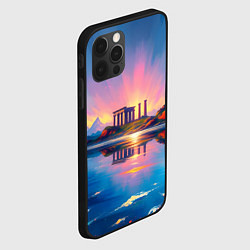Чехол для iPhone 12 Pro Max Античный островок, цвет: 3D-черный — фото 2