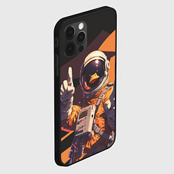 Чехол для iPhone 12 Pro Max Птичий астронавт, цвет: 3D-черный — фото 2