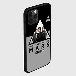 Чехол для iPhone 12 Pro Max 30 Seconds to Mars - poster, цвет: 3D-черный — фото 2