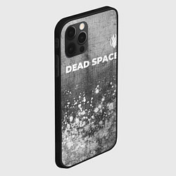 Чехол для iPhone 12 Pro Max Dead Space - grey gradient посередине, цвет: 3D-черный — фото 2