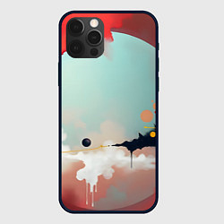 Чехол для iPhone 12 Pro Max Сюрреалистичная абстракция, цвет: 3D-черный