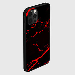 Чехол для iPhone 12 Pro Max BMW storm red color, цвет: 3D-черный — фото 2