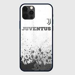Чехол для iPhone 12 Pro Max Juventus - white gradient посередине, цвет: 3D-черный