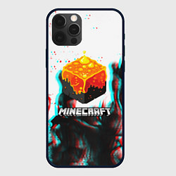 Чехол для iPhone 12 Pro Max Minecraft glitch, цвет: 3D-черный