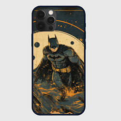 Чехол для iPhone 12 Pro Max Бэтмен крадется, цвет: 3D-черный