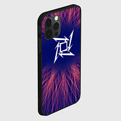 Чехол для iPhone 12 Pro Max Metallica red energy, цвет: 3D-черный — фото 2