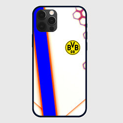 Чехол для iPhone 12 Pro Max Borussia geometry sport, цвет: 3D-черный