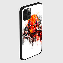 Чехол для iPhone 12 Pro Max Дэдпул краски, цвет: 3D-черный — фото 2