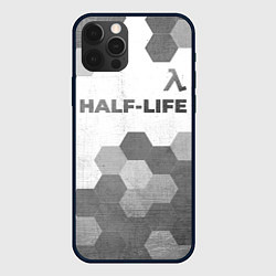 Чехол для iPhone 12 Pro Max Half-Life - white gradient посередине, цвет: 3D-черный