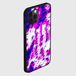 Чехол для iPhone 12 Pro Max Monster energy краски гранж, цвет: 3D-черный — фото 2