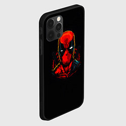 Чехол для iPhone 12 Pro Max Дэдпул злость, цвет: 3D-черный — фото 2