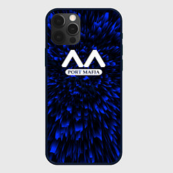 Чехол для iPhone 12 Pro Max Bungo Stray Dogs blue energy, цвет: 3D-черный