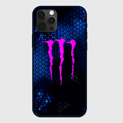Чехол для iPhone 12 Pro Max Monster energy броня, цвет: 3D-черный