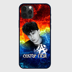 Чехол для iPhone 12 Pro Max Сектор газа Юрий Хой, цвет: 3D-черный