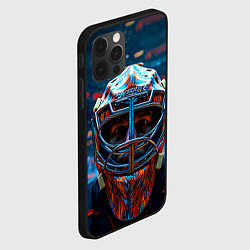 Чехол для iPhone 12 Pro Max Голкипер в маске, цвет: 3D-черный — фото 2