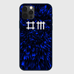 Чехол для iPhone 12 Pro Max Depeche Mode blue energy, цвет: 3D-черный
