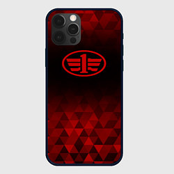 Чехол для iPhone 12 Pro Max FAW red poly, цвет: 3D-черный