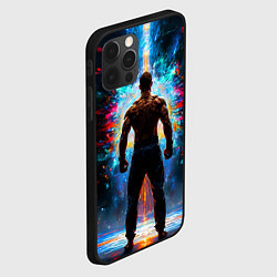 Чехол для iPhone 12 Pro Max Крав-мага боец, цвет: 3D-черный — фото 2