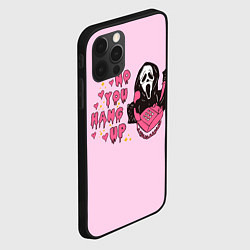 Чехол для iPhone 12 Pro Max Крик по телефону, цвет: 3D-черный — фото 2