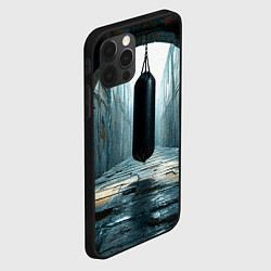 Чехол для iPhone 12 Pro Max Боксерская груша на черном, цвет: 3D-черный — фото 2