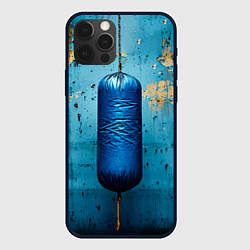 Чехол для iPhone 12 Pro Max Синяя боксерская груша, цвет: 3D-черный