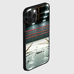 Чехол для iPhone 12 Pro Max Красный ринг, цвет: 3D-черный — фото 2