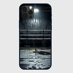 Чехол для iPhone 12 Pro Max Черный ринг, цвет: 3D-черный