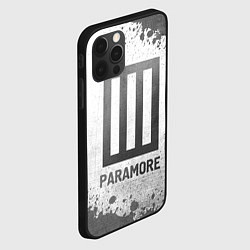 Чехол для iPhone 12 Pro Max Paramore - white gradient, цвет: 3D-черный — фото 2