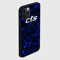 Чехол для iPhone 12 Pro Max Counter-Strike 2 blue energy, цвет: 3D-черный — фото 2