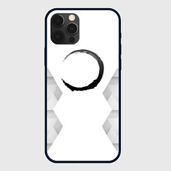 Чехол для iPhone 12 Pro Max Demon Slayer white poly, цвет: 3D-черный