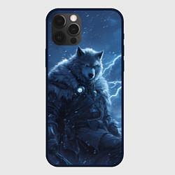 Чехол для iPhone 12 Pro Max Волк повелитель молний, цвет: 3D-черный