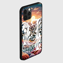 Чехол для iPhone 12 Pro Max Родина в сердце, цвет: 3D-черный — фото 2