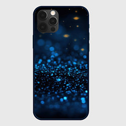 Чехол для iPhone 12 Pro Max Боке блестяшки на черном, цвет: 3D-черный