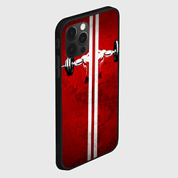 Чехол для iPhone 12 Pro Max Руки штангиста, цвет: 3D-черный — фото 2