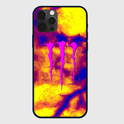 Чехол для iPhone 12 Pro Max Monster energy storm grunge, цвет: 3D-черный