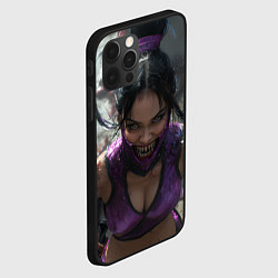 Чехол для iPhone 12 Pro Max Кровожадная Милина, цвет: 3D-черный — фото 2